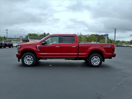 Red 2020 Ford F-350 Limited