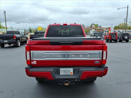 Red 2020 Ford F-350 Limited