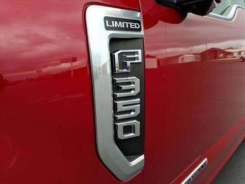 Red 2020 Ford F-350 Limited