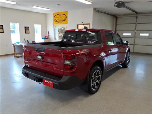 Red 2026 Ford Maverick Lariat