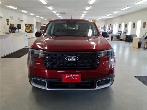 Red 2026 Ford Maverick Lariat