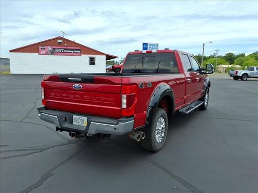 Red 2020 Ford F-350 Lariat Super Duty