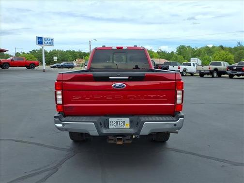 Red 2020 Ford F-350 Lariat Super Duty