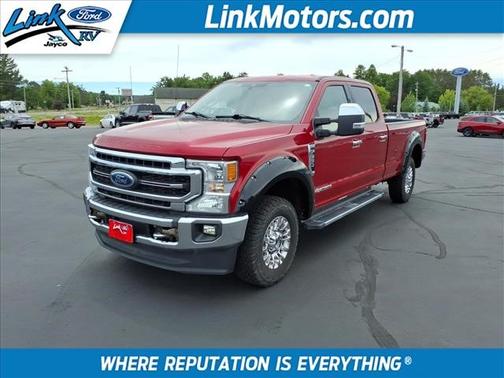 Red 2020 Ford F-350 Lariat Super Duty
