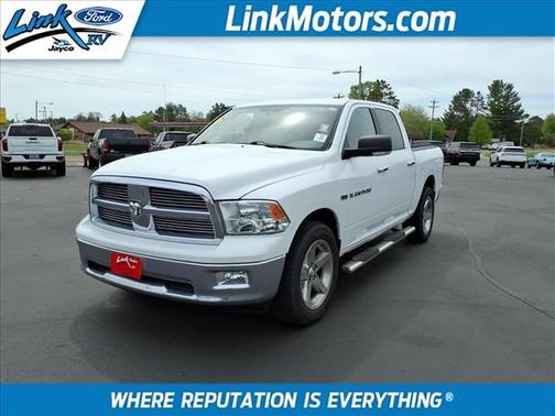 White 2012 RAM 1500 SLT