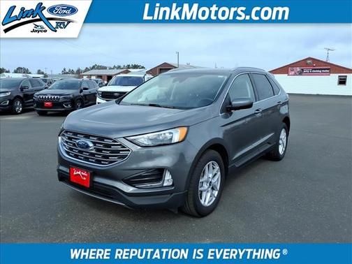 Gray 2022 Ford Edge SEL