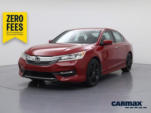 Red 2017 Honda Accord Sport