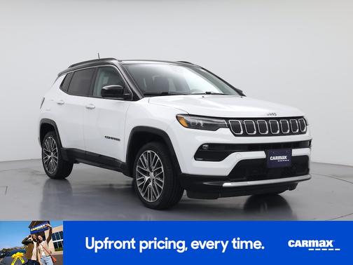 White 2022 Jeep Compass Limited