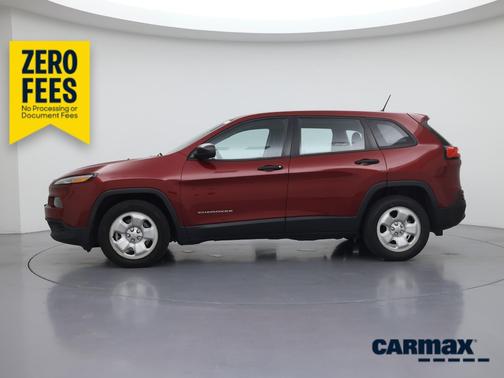 Red 2017 Jeep Cherokee Sport