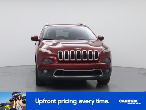Red 2014 Jeep Cherokee Limited