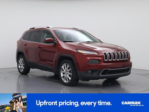 Red 2014 Jeep Cherokee Limited