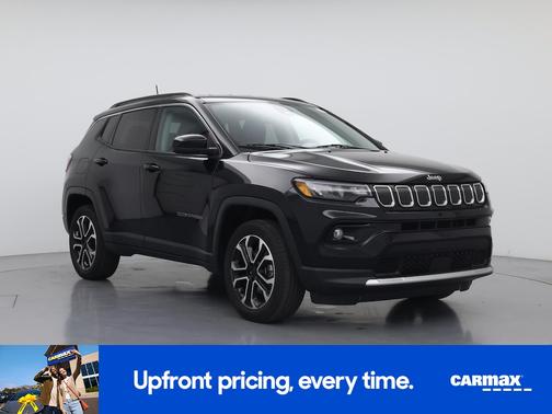 Black 2022 Jeep Compass Limited