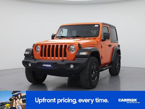 Orange 2020 Jeep Wrangler Sport S