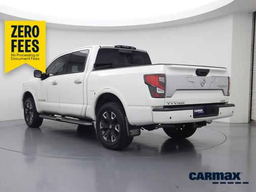 White 2021 Nissan Titan Platinum Reserve