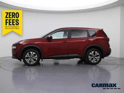 Red 2023 Nissan Rogue SV
