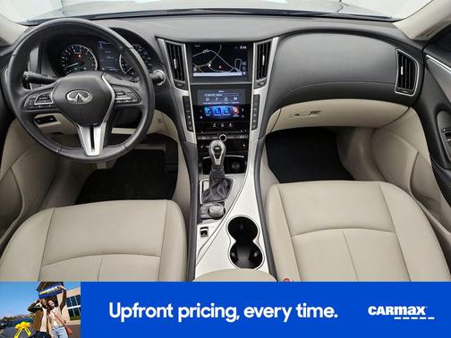 Blue 2020 INFINITI Q50 Luxe