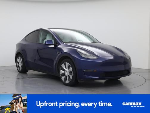 Blue 2021 Tesla Model Y Long Range