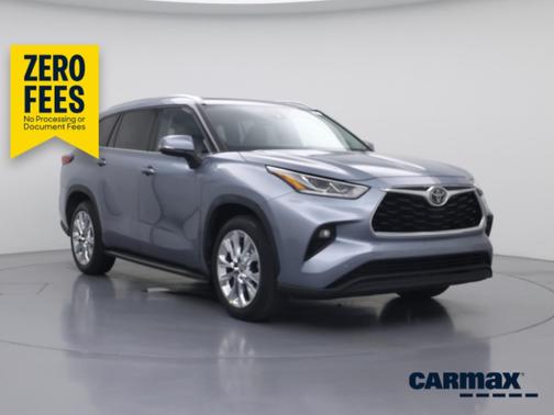 Blue 2020 Toyota Highlander Limited