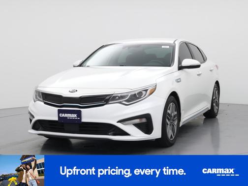 White 2020 Kia Optima Hybrid EX