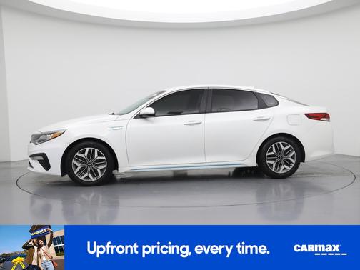 White 2020 Kia Optima Hybrid EX