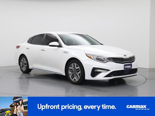 White 2020 Kia Optima Hybrid EX