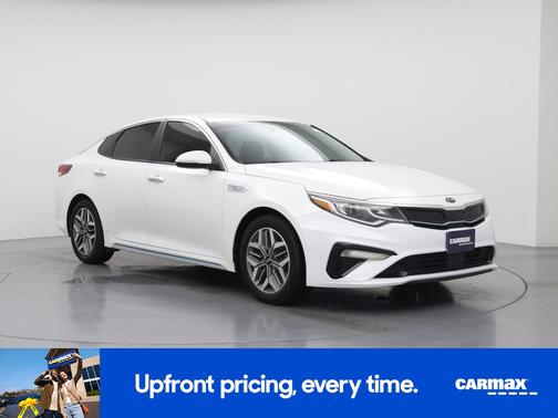 White 2020 Kia Optima Hybrid EX
