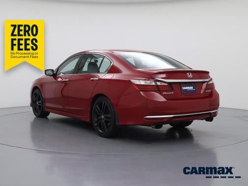 Red 2017 Honda Accord Sport