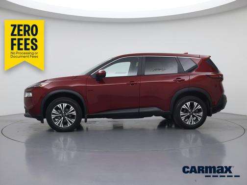 Red 2023 Nissan Rogue SV