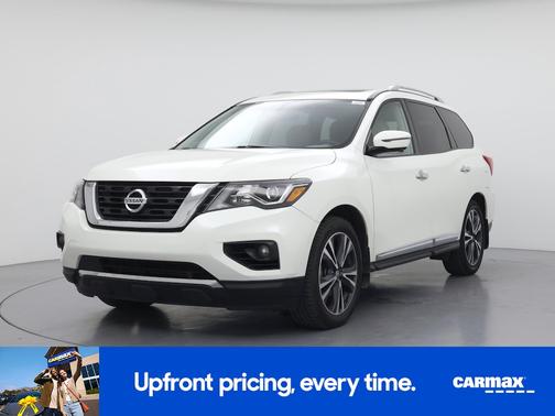 White 2020 Nissan Pathfinder Platinum