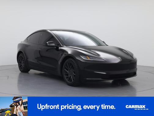 Black 2025 Tesla Model 3 Long Range