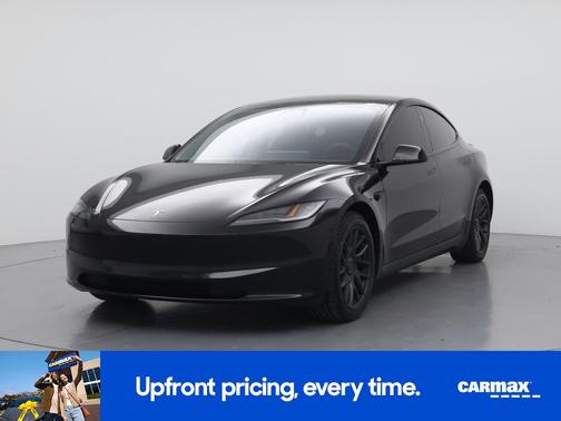 Black 2025 Tesla Model 3 Long Range