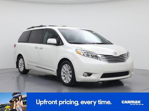 White 2015 Toyota Sienna Limited Premium