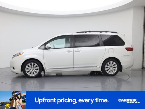 White 2015 Toyota Sienna Limited Premium