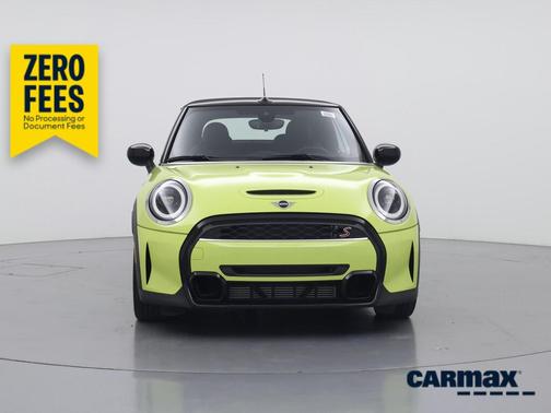 Yellow 2022 MINI Convertible S