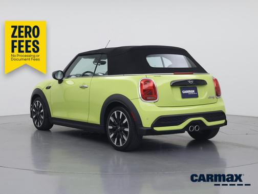Yellow 2022 MINI Convertible S