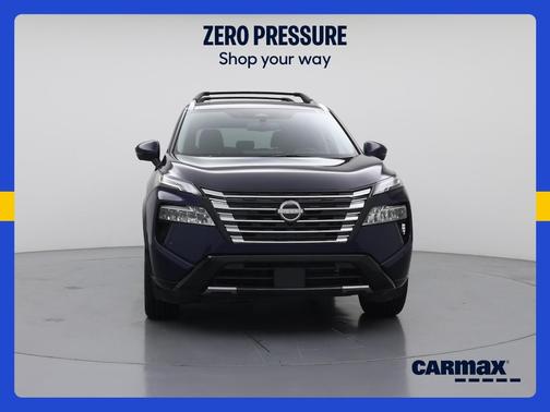 Blue 2025 Nissan Rogue Platinum
