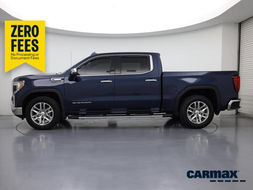 Blue 2021 GMC Sierra 1500 SLT