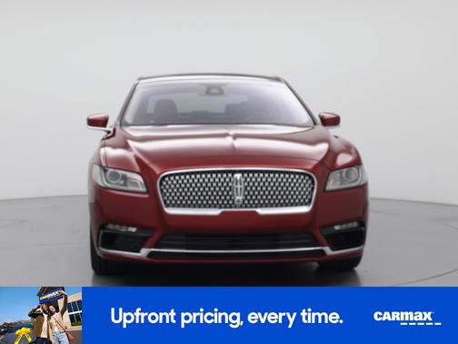 Red 2017 Lincoln Continental Select