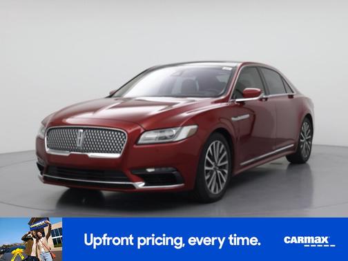 Red 2017 Lincoln Continental Select