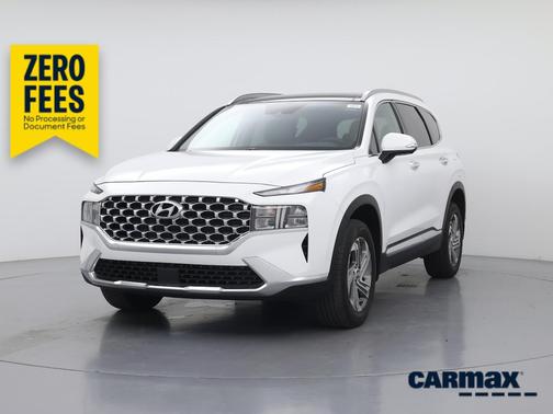 White 2023 Hyundai SANTA FE SEL
