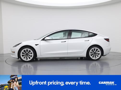 White 2022 Tesla Model 3 Long Range