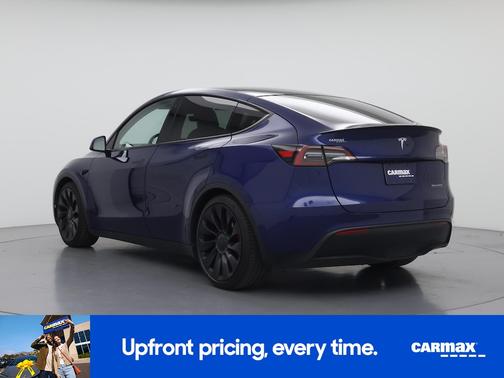 Blue 2021 Tesla Model Y Performance