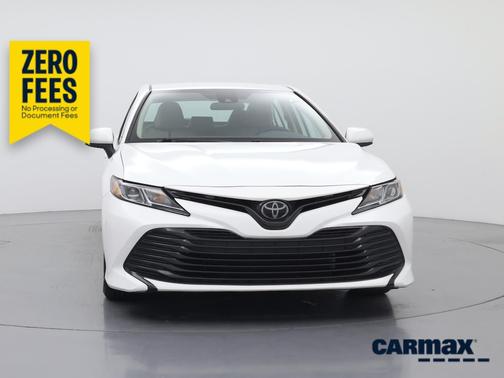White 2020 Toyota Camry LE