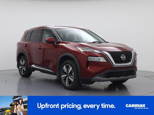 Red 2021 Nissan Rogue SL