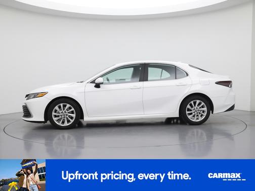 White 2021 Toyota Camry LE