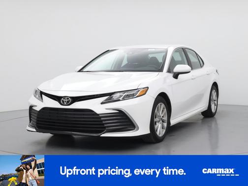 White 2021 Toyota Camry LE