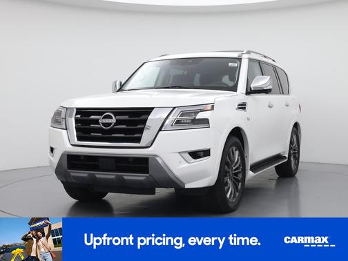 White 2022 Nissan Armada Platinum