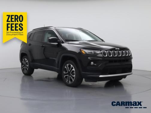Black 2022 Jeep Compass Limited