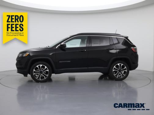 Black 2022 Jeep Compass Limited