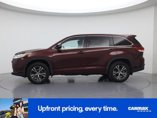 Burgundy 2017 Toyota Highlander LE
